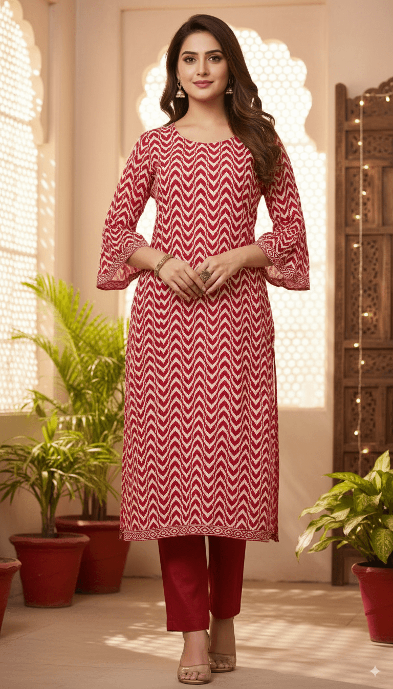 AI-styled product photography example